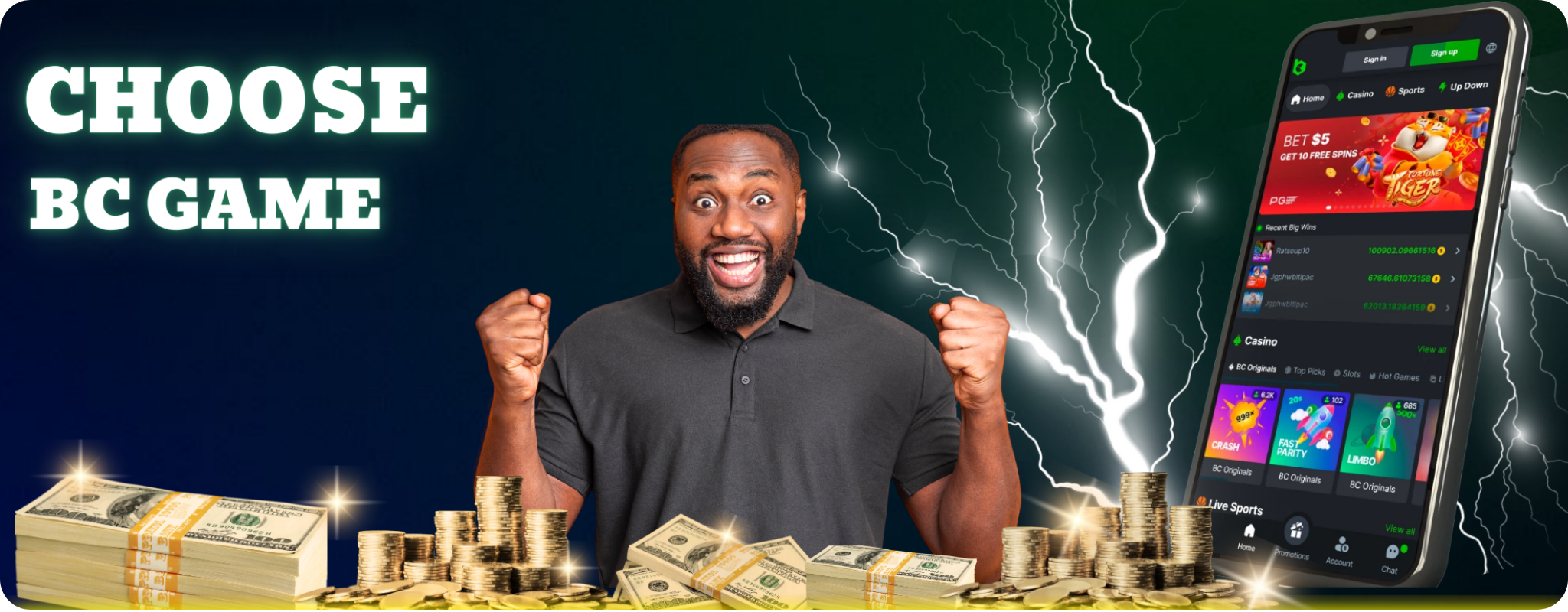 Warum BC Game für Spielautomaten?