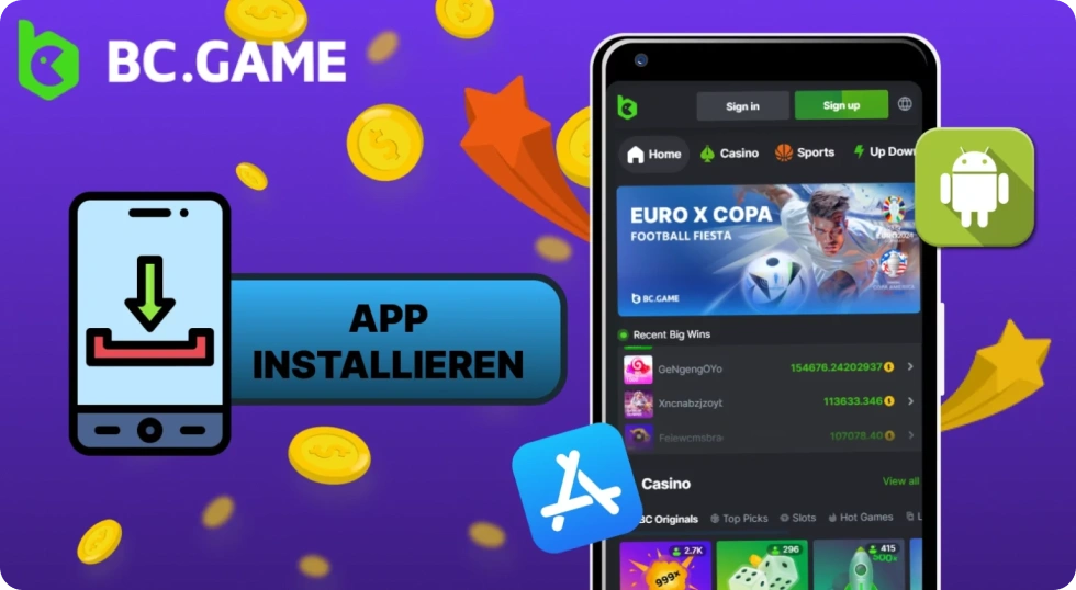 App installieren BC.Game