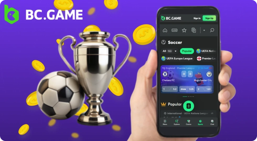 BC.Game Sportwetten Fußball in Deutschland
