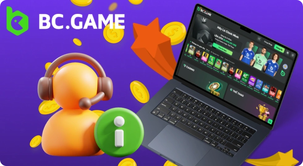 BC.Game unterstützt deutsche Spieler